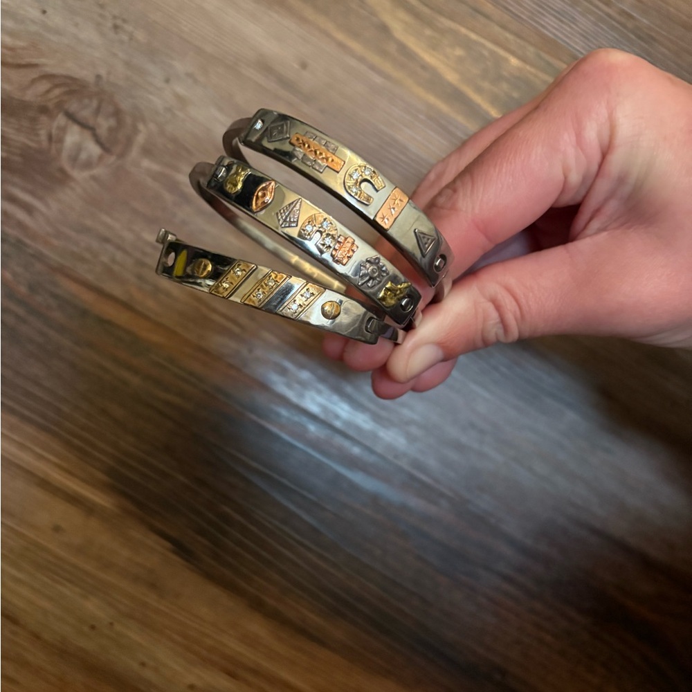 Metal Bangles Set